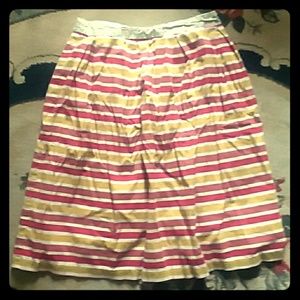 DownEast Striped Skirt